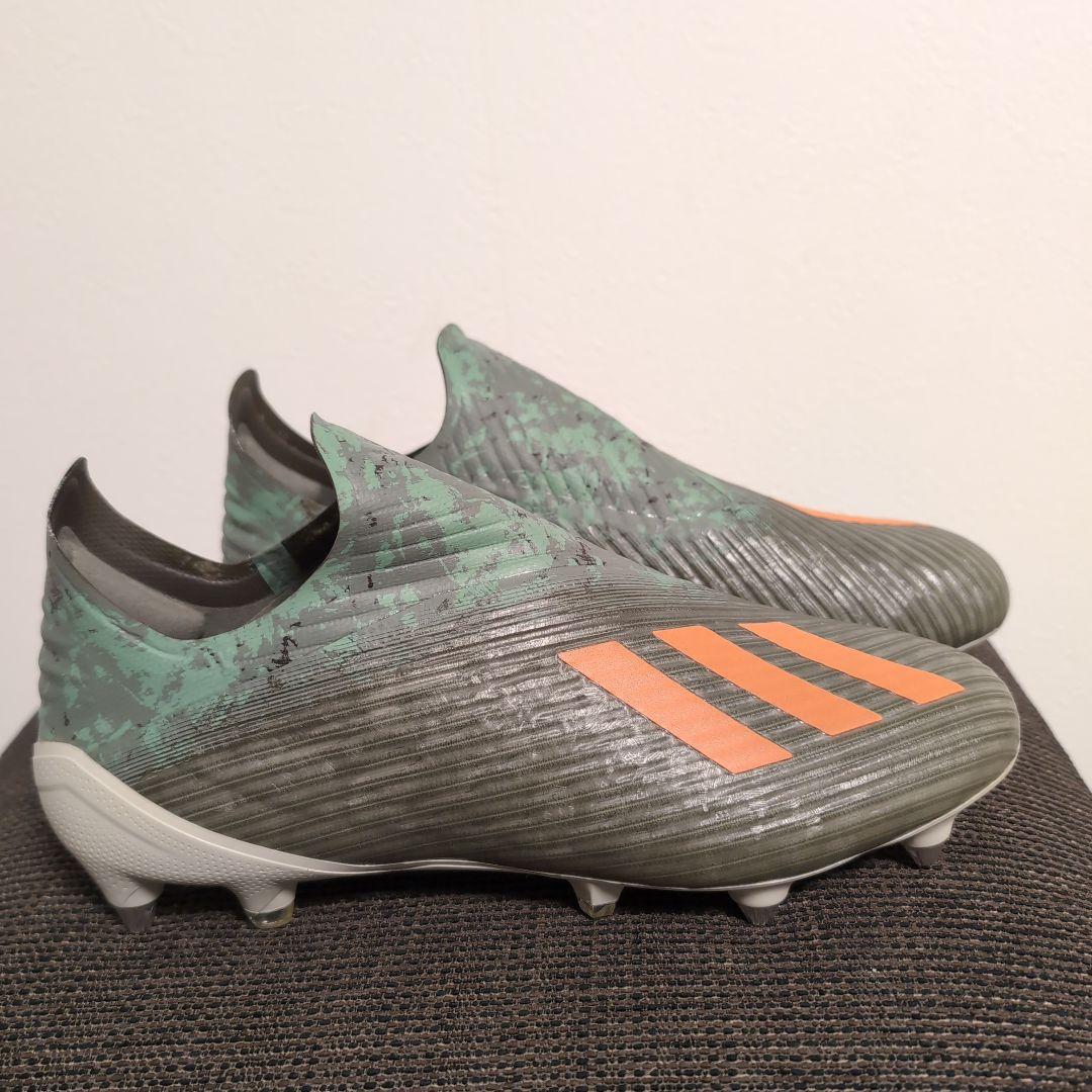 アディダス エックス 19+ FG(グリーン×オレンジ)