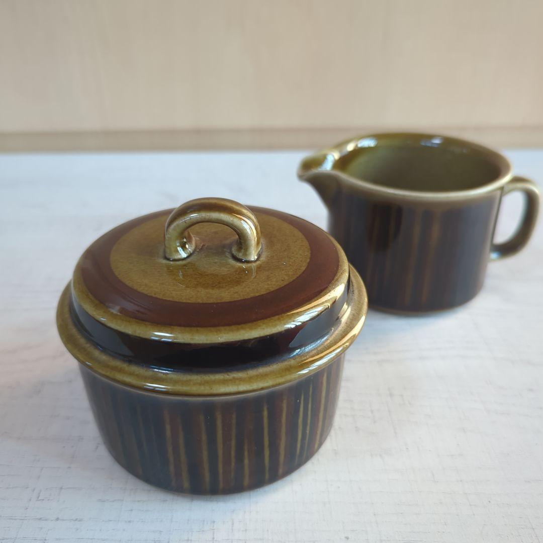 【美品】ARABIA　KOSMOS シュガーポット　クリーマー