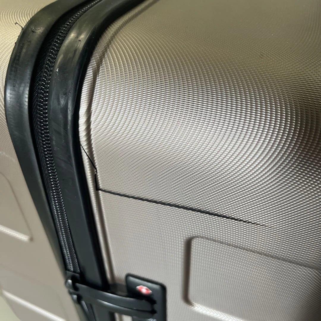 【難あり】無印良品シャンパンカラー　ハードシェル 大型キャリーカート104L