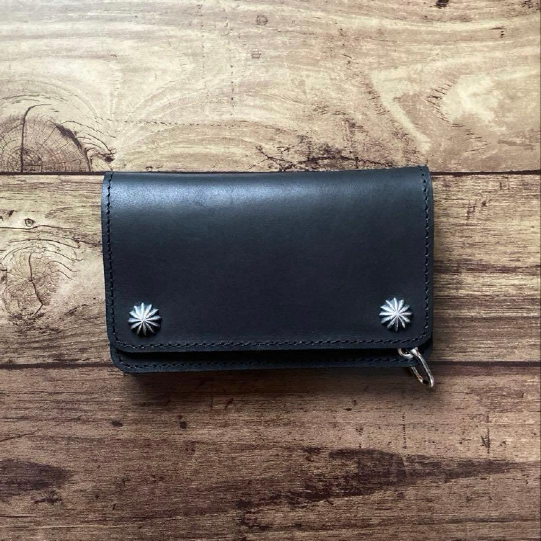 【お札を折らずに収納】トラッカーウォレット150（ミドル）3層【受注生産】