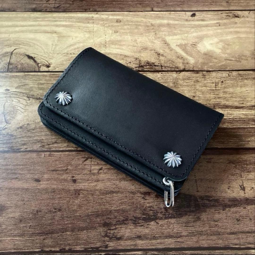 【お札を折らずに収納】トラッカーウォレット150（ミドル）3層【受注生産】