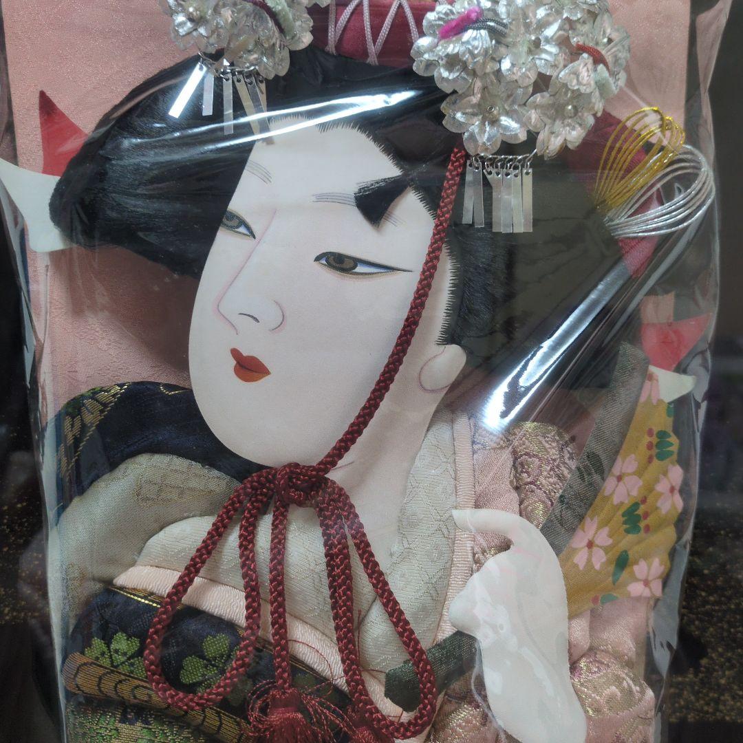 羽子板 ケース付き 徳川作