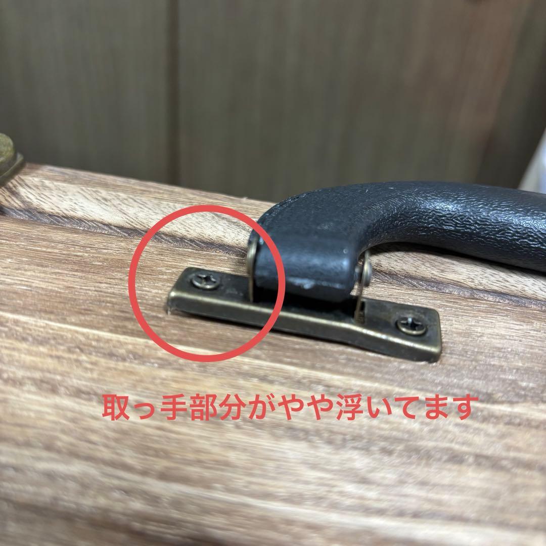 マルシェ・イベント用 木製アクセサリー什器 折りたたみトランク型
