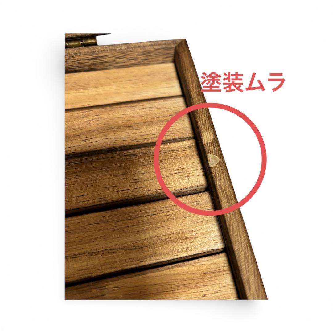 マルシェ・イベント用 木製アクセサリー什器 折りたたみトランク型