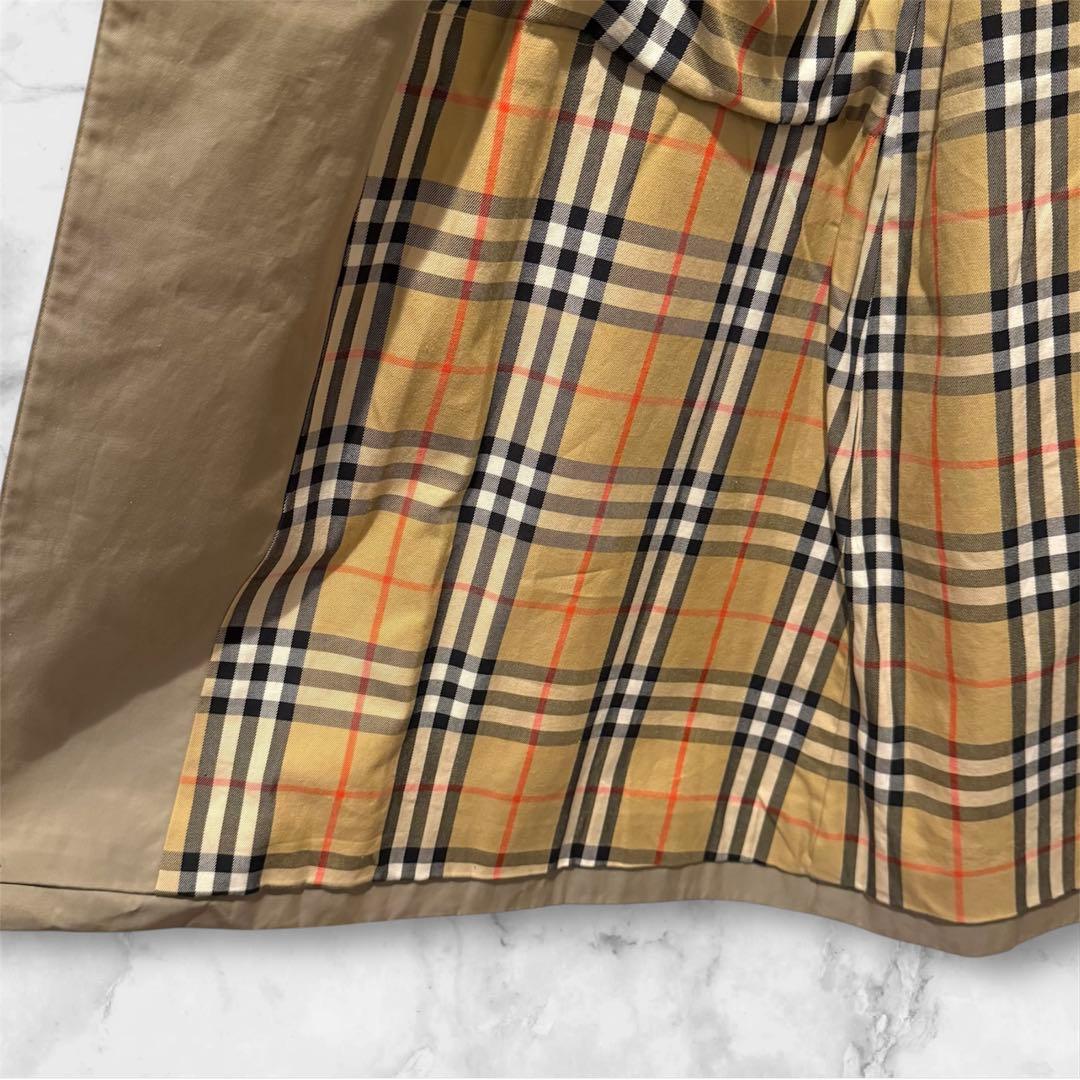 極美品‼️バーバリー トレンチコート ベルト付き コットン100％ XL 高品質
