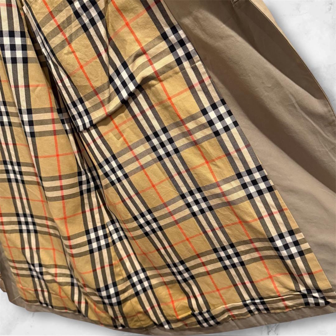 極美品‼️バーバリー トレンチコート ベルト付き コットン100％ XL 高品質