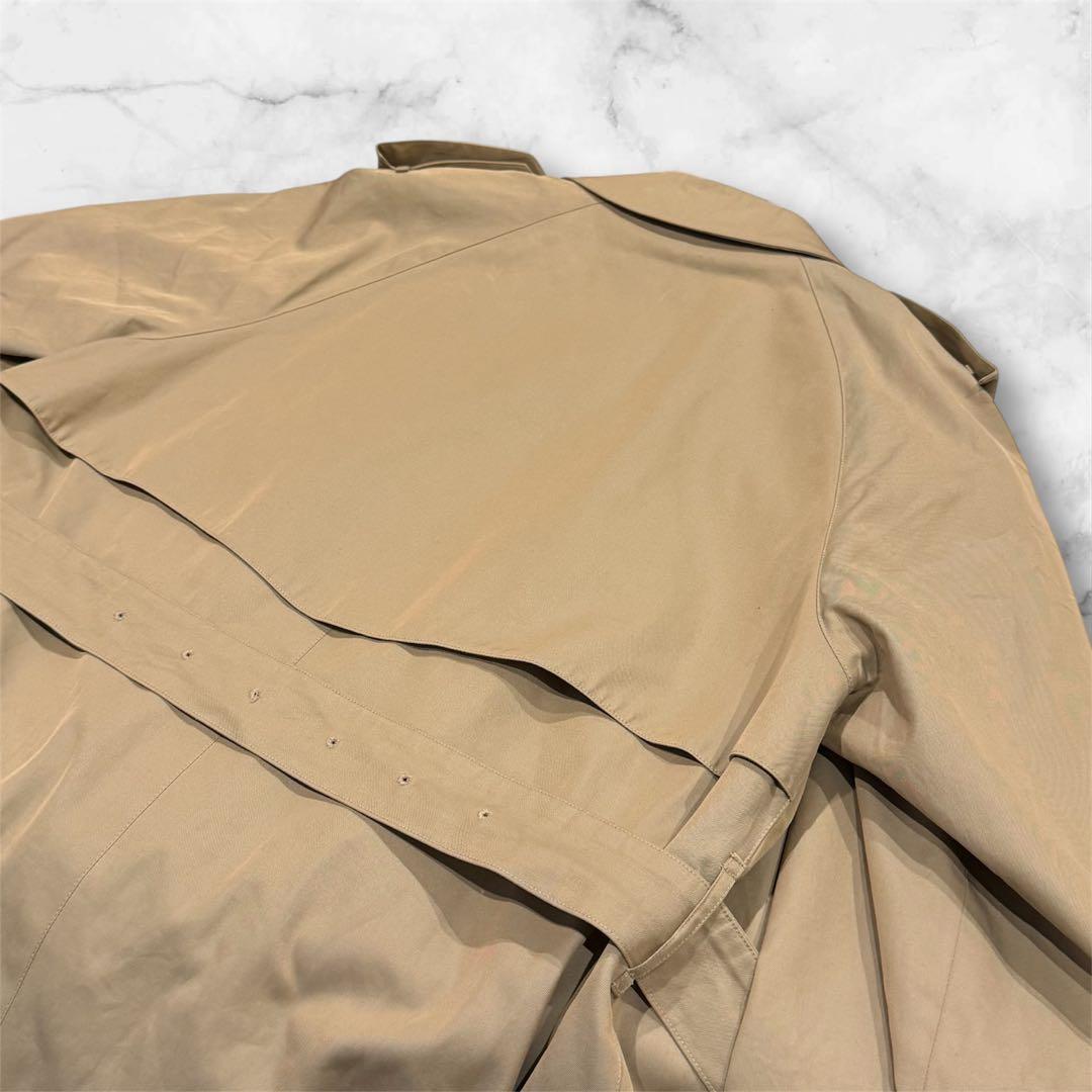極美品‼️バーバリー トレンチコート ベルト付き コットン100％ XL 高品質
