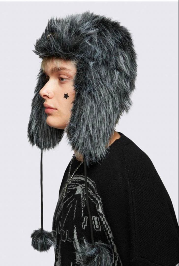 帽子 minga london ORION FURRY TRAPPER HAT
