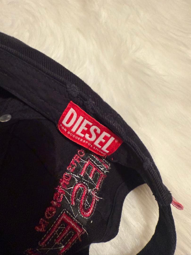 DIESEL 刺繍キャップ ロゴ 1978