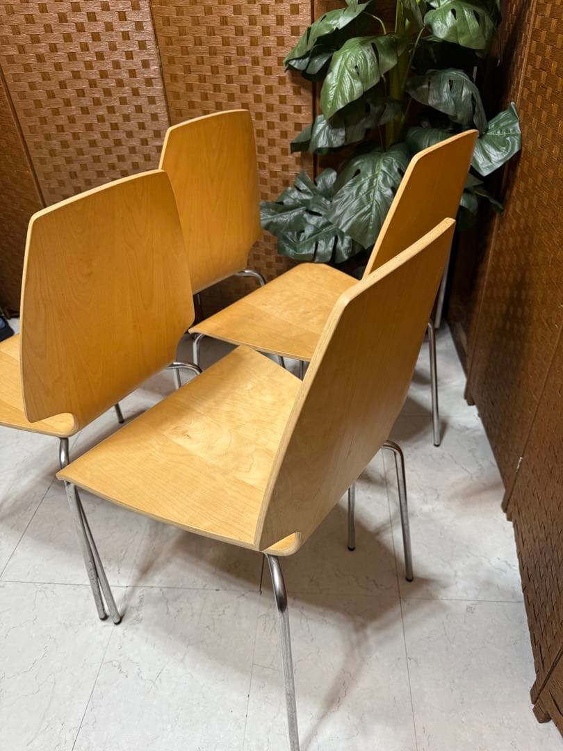 ⭐︎ CAR⭐︎ 定価約¥6,000/1脚　IKEA VILMAR 4脚