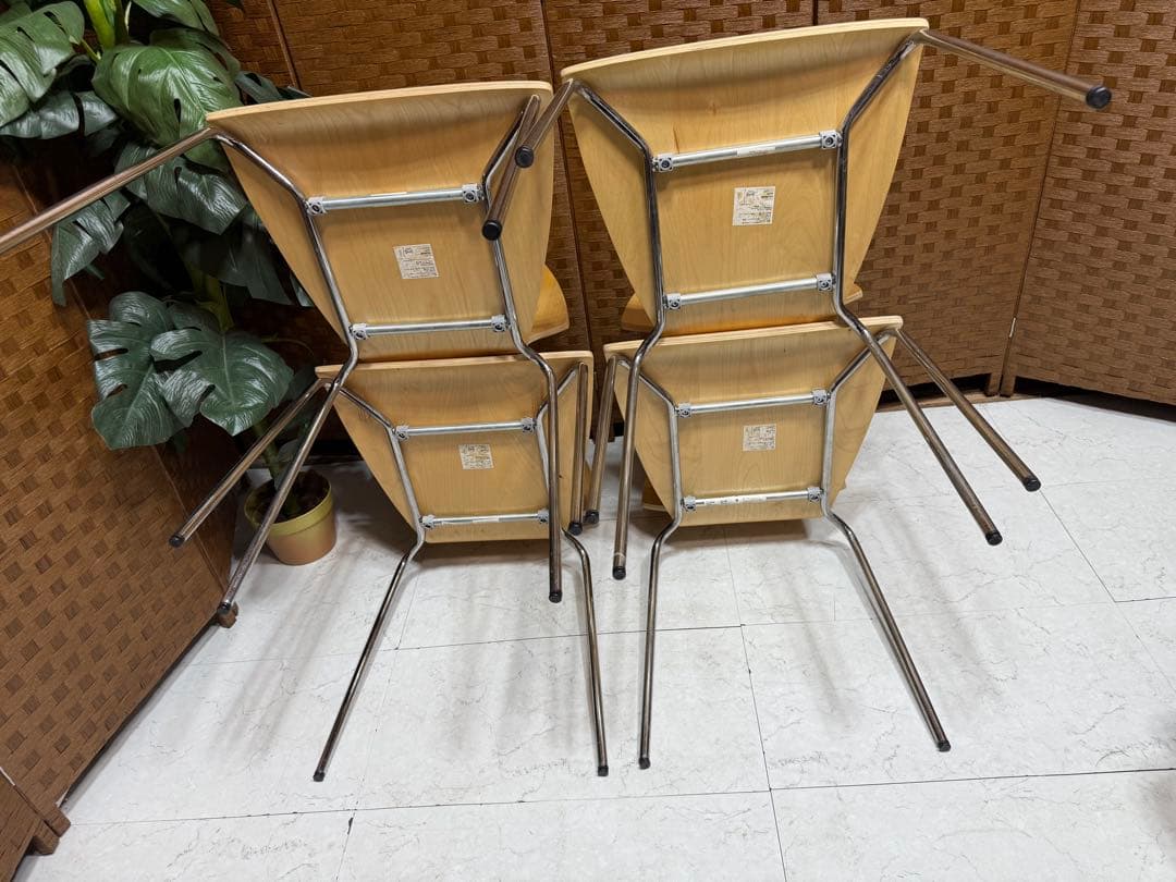 ⭐︎ CAR⭐︎ 定価約¥6,000/1脚　IKEA VILMAR 4脚