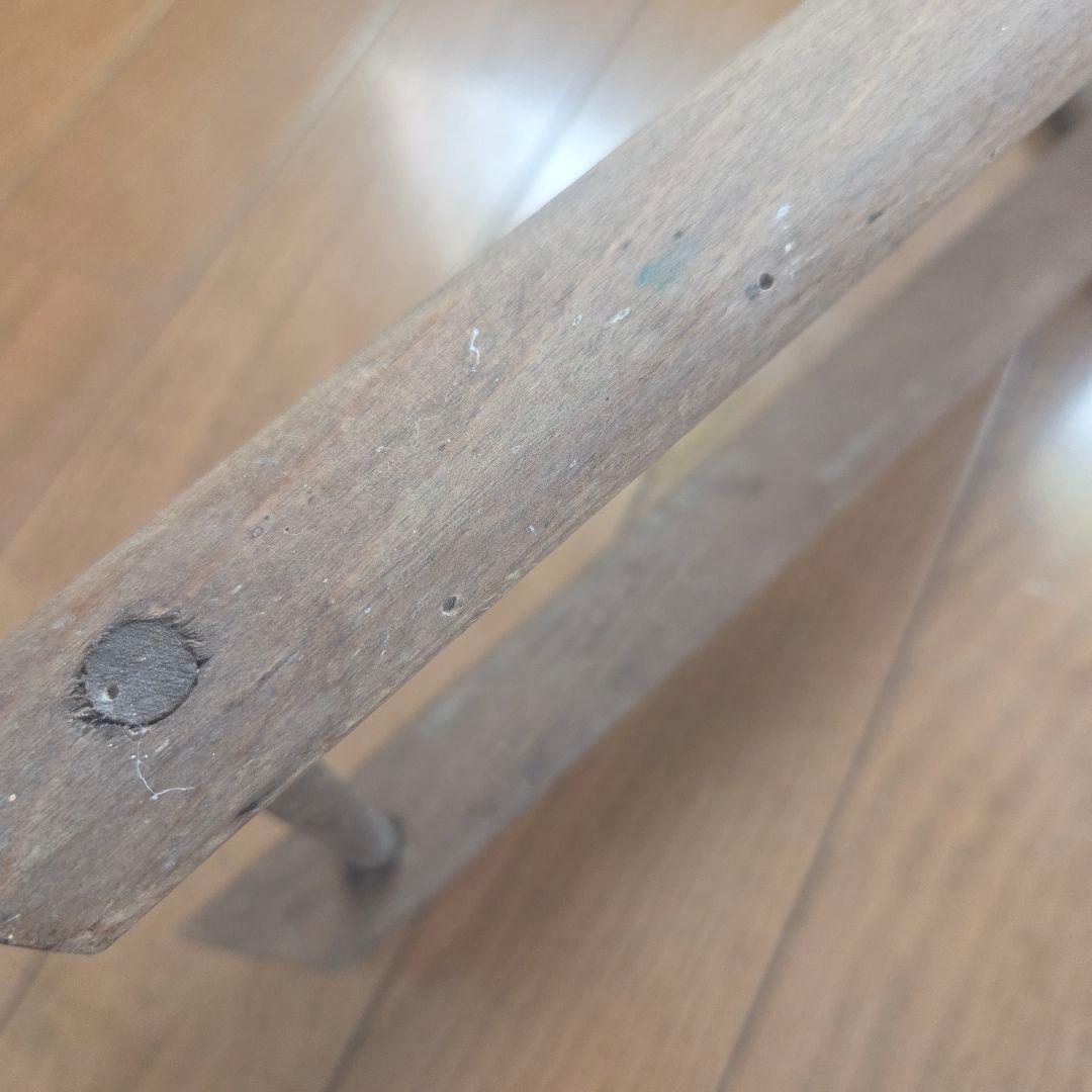 フランス　アンティーク　小さなアイロン台　ままごと