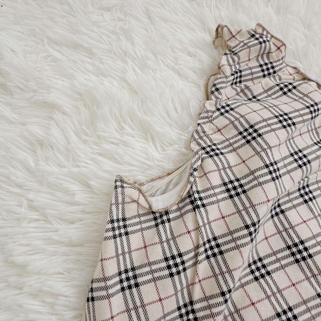 大人気 バーバリーブルーレーベル タンクトップ ノバチェック