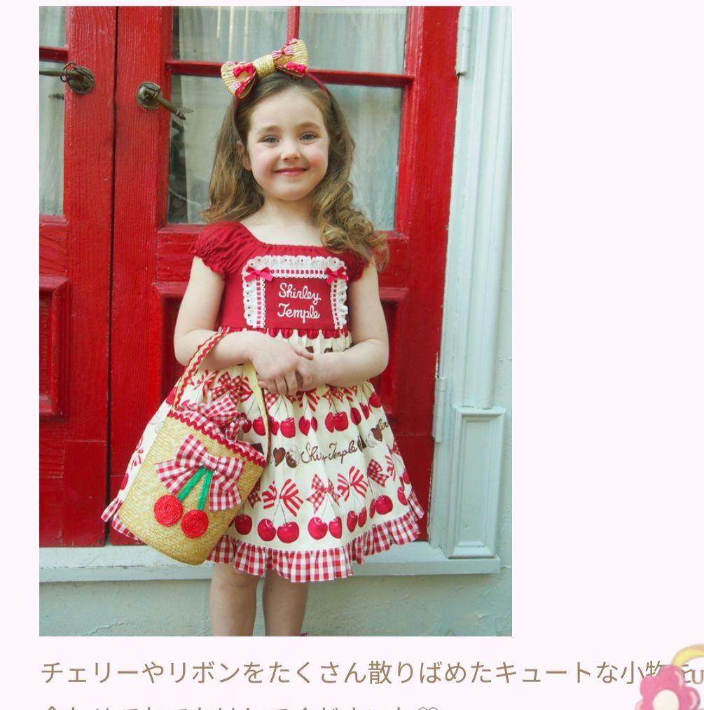 シャーリーテンプル　三越伊勢丹限定チェリーチョコワンピース