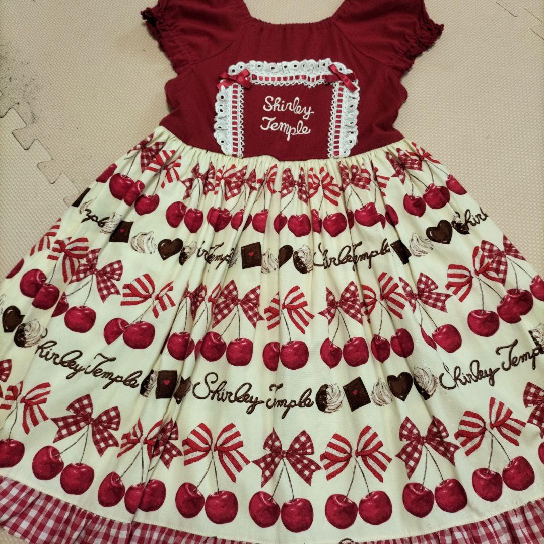シャーリーテンプル　三越伊勢丹限定チェリーチョコワンピース