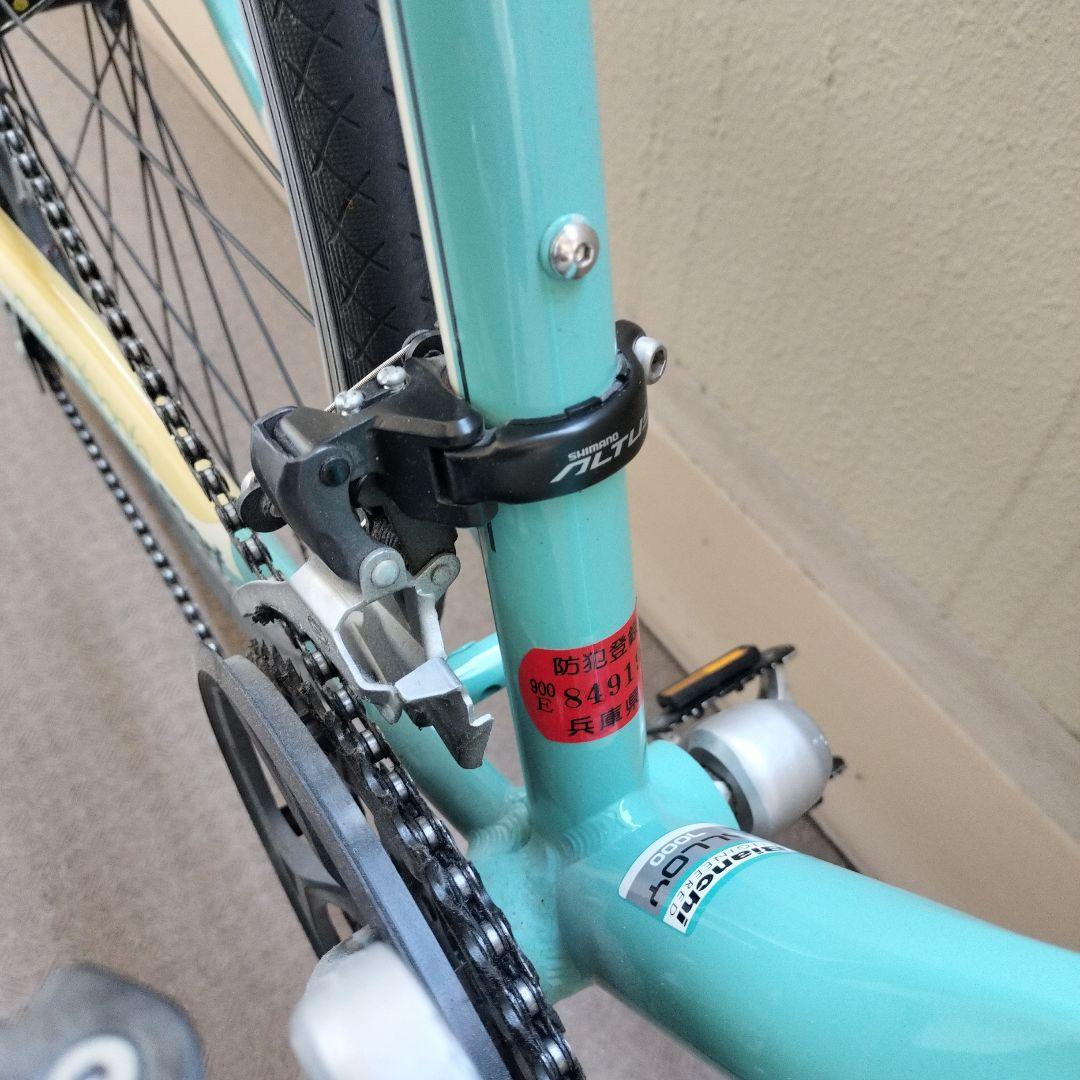 タコ【発送可】室内保管　ビアンキ クロスバイク カメレオンテ２