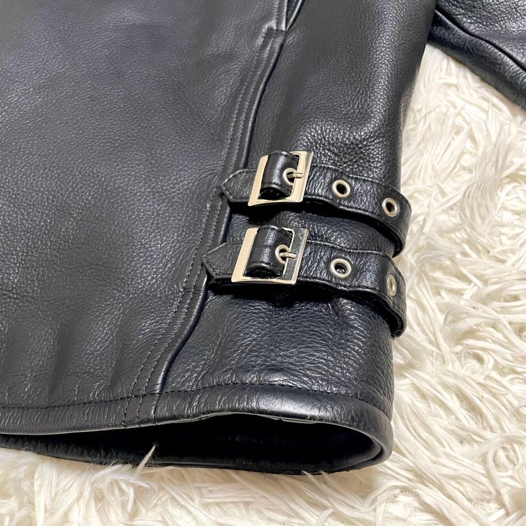✨極美品✨KADOYA シングルライダース ブラック ライナー付 XLサイズ