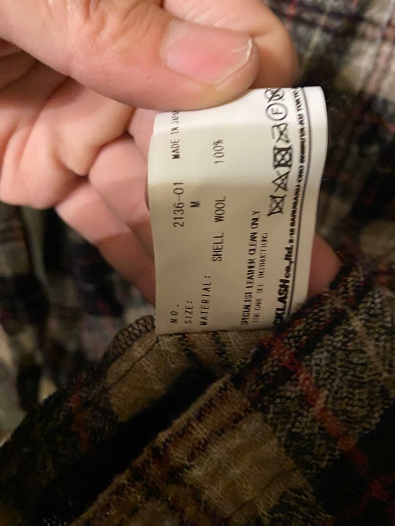 backlash ウールシャツ　ベージュ