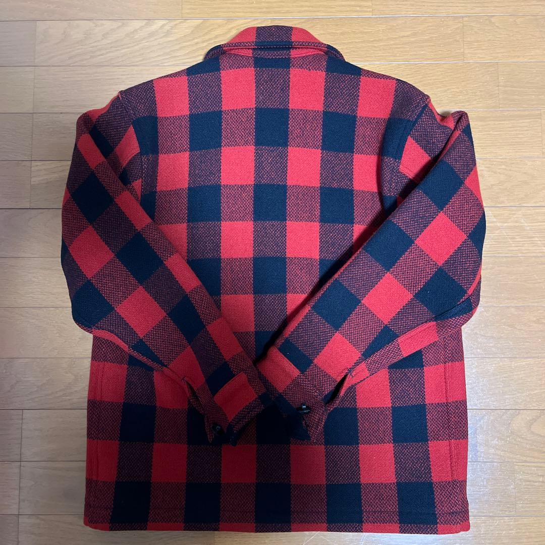 ル*チ様 【TENDERLOIN】バッファロージャケット/赤チェック/Ｓサイズ表