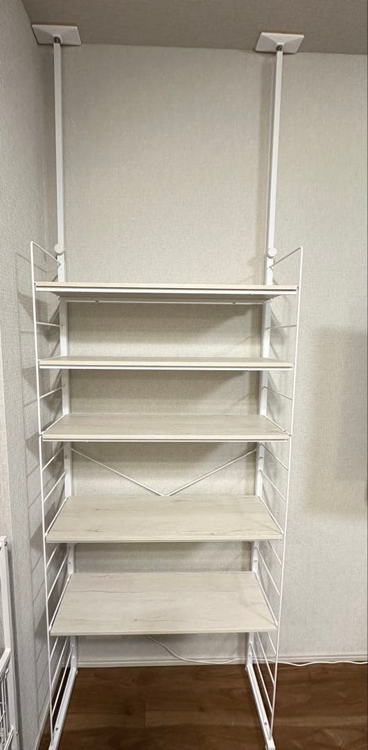 【美品】 ニトリ　Nポルダ 80cm ホワイトウォッシュ