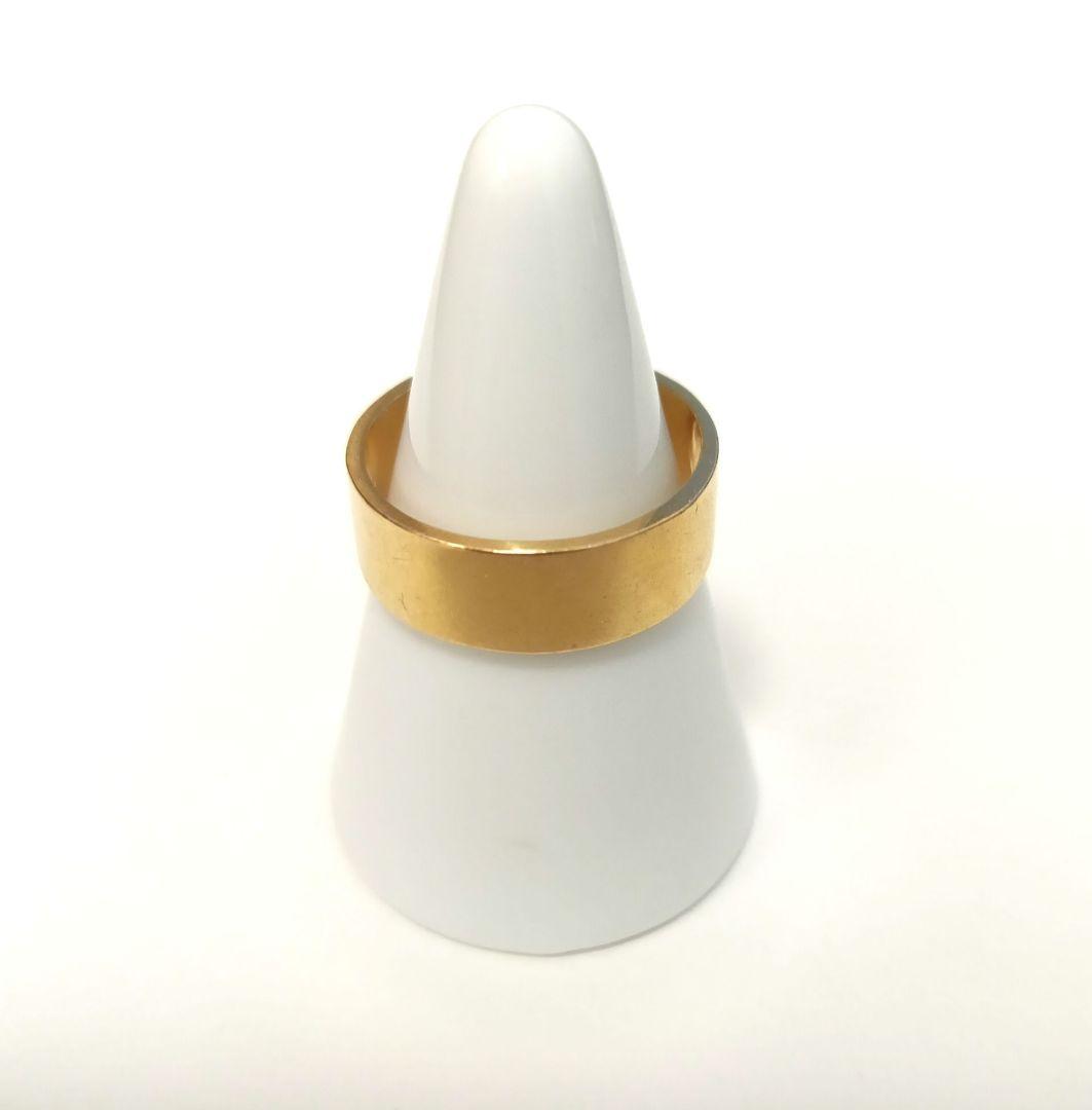 18K 指輪　リング　平打ちリング　18金　K18