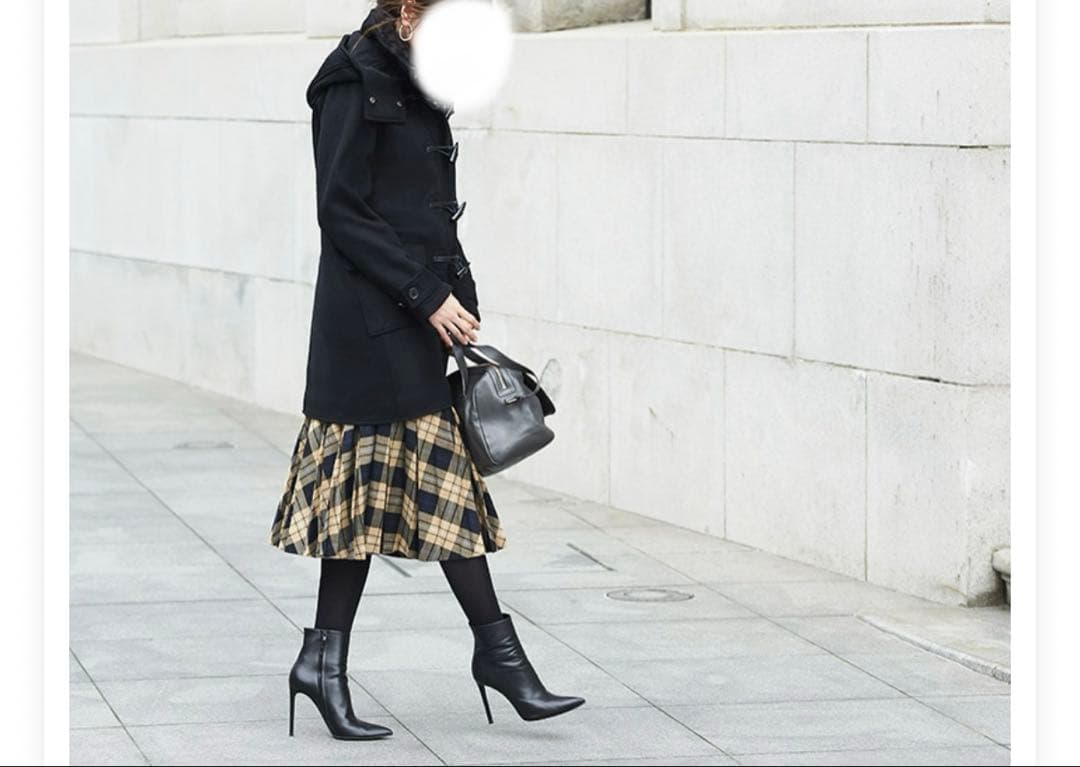 完売色　RUIRUE BOUTIQUE ラビットファーミドルダッフルコート