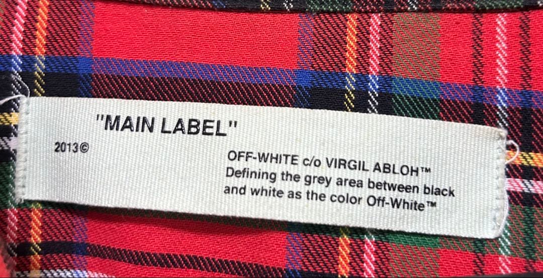 off-White ⭐︎チェックシャツ