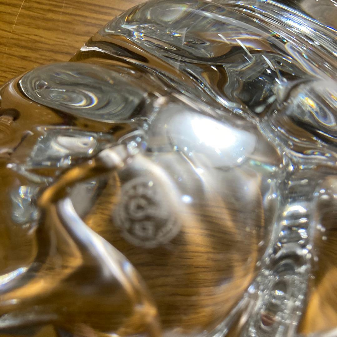 バカラ　クリスタル 波型ボウル