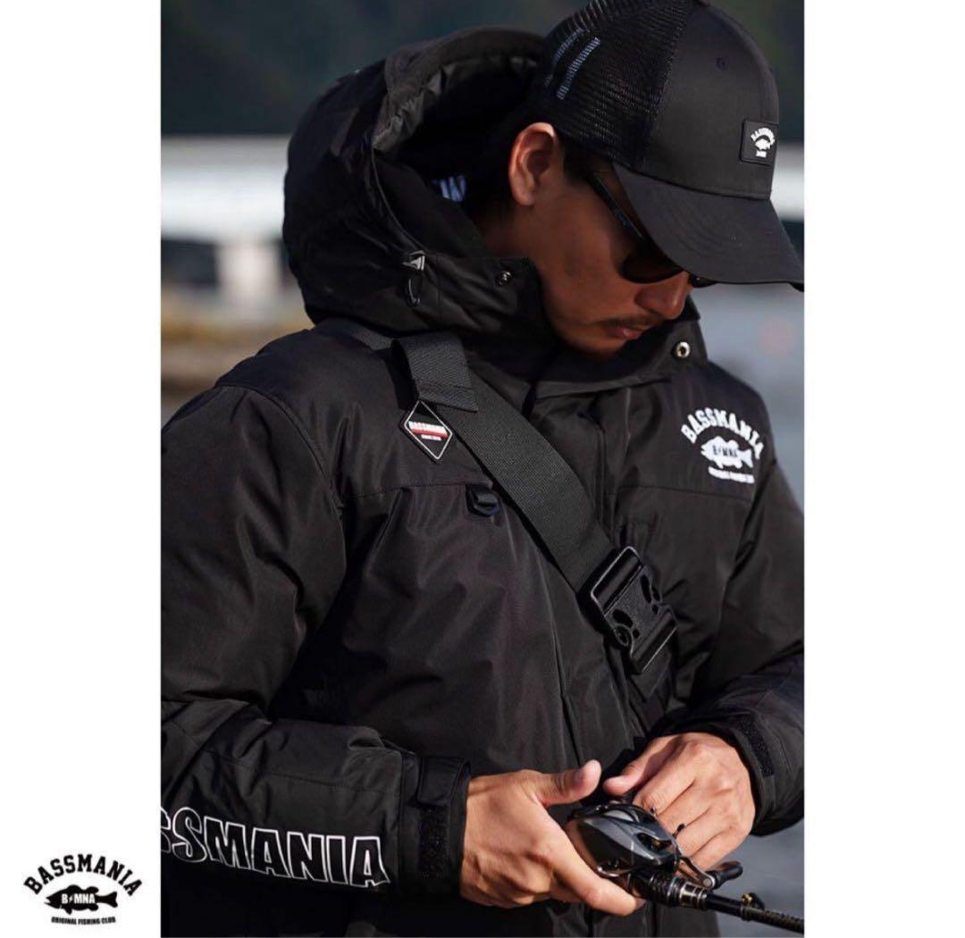 バスマニア　アーチロゴマウンテングースダウンジャケット ブラック Mサイズ