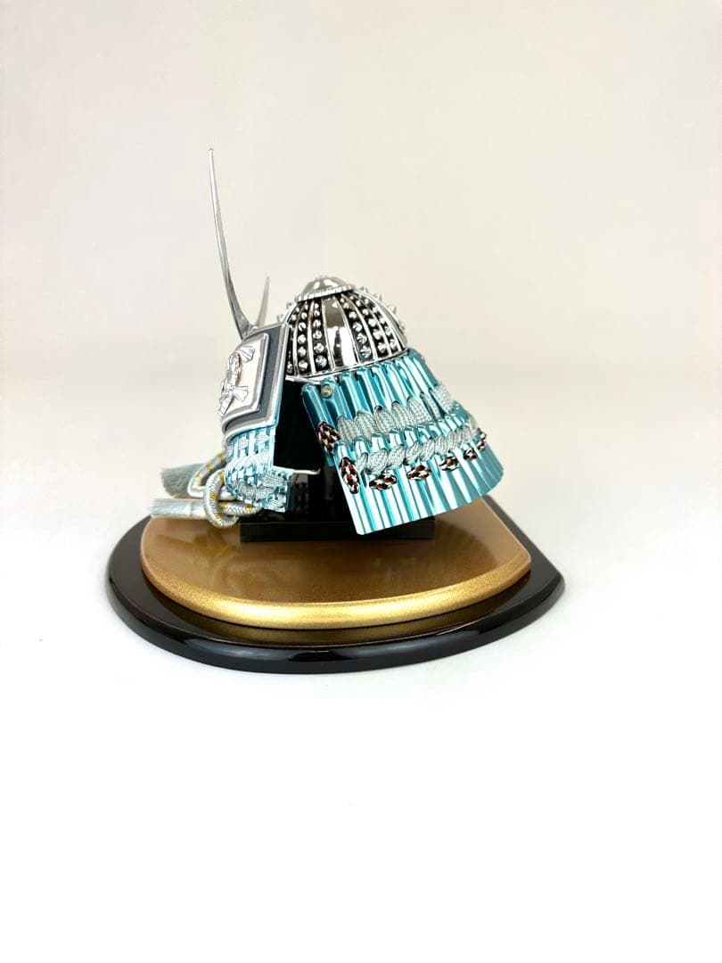 【五月人形】新品 端午の節句 兜飾り シルバー伊達 コンパクト