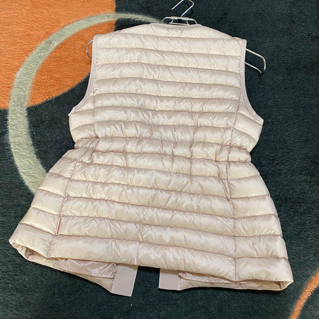 MONCLER モンクレール ダウンベスト レディース ライトピンク USED