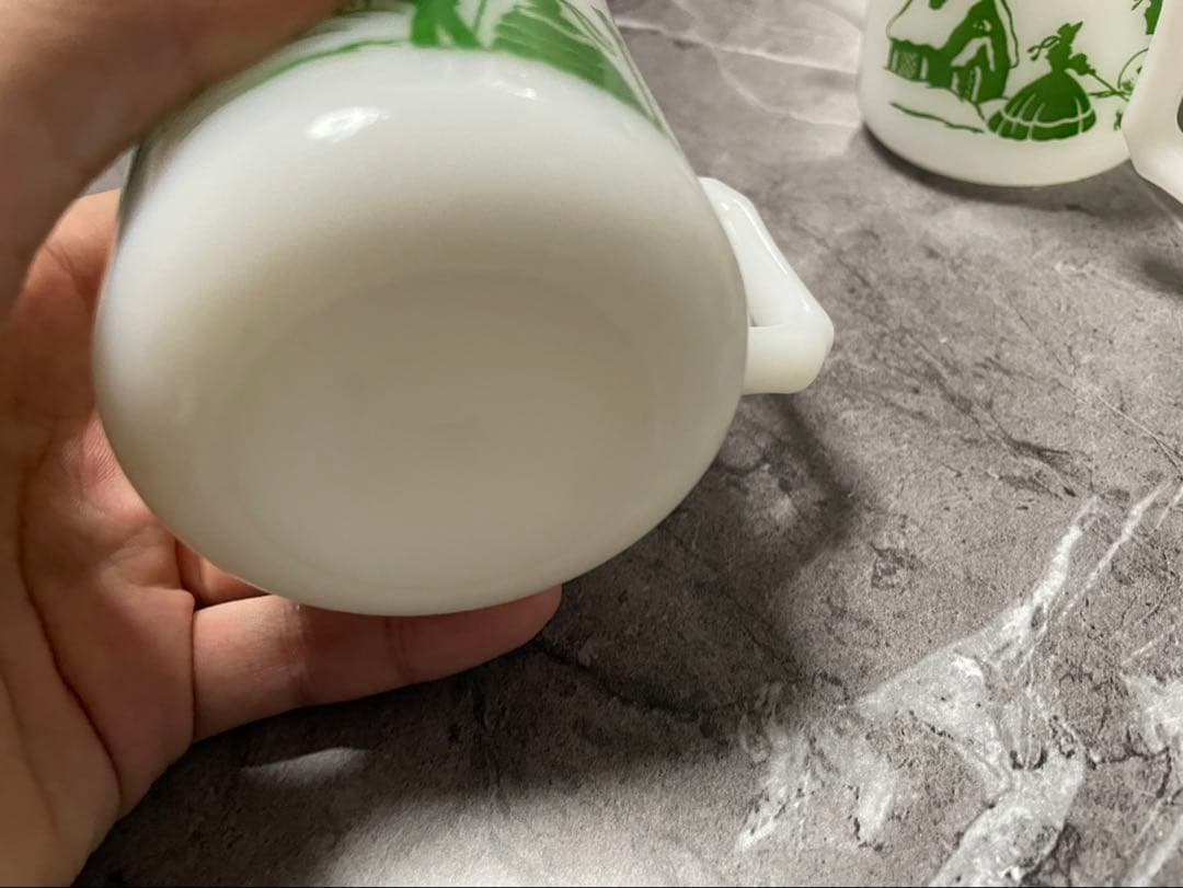 Egg Nog ヘーゼルアトラス マグ ボウルセット　全7点　ヴィンテージ