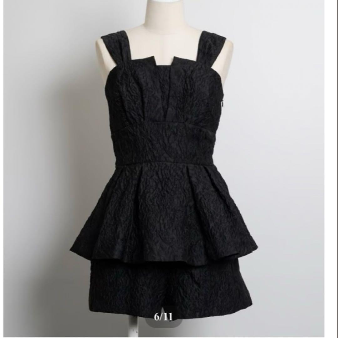 【新品未使用】エムミーエメ　puffyジャガードショートロンパース