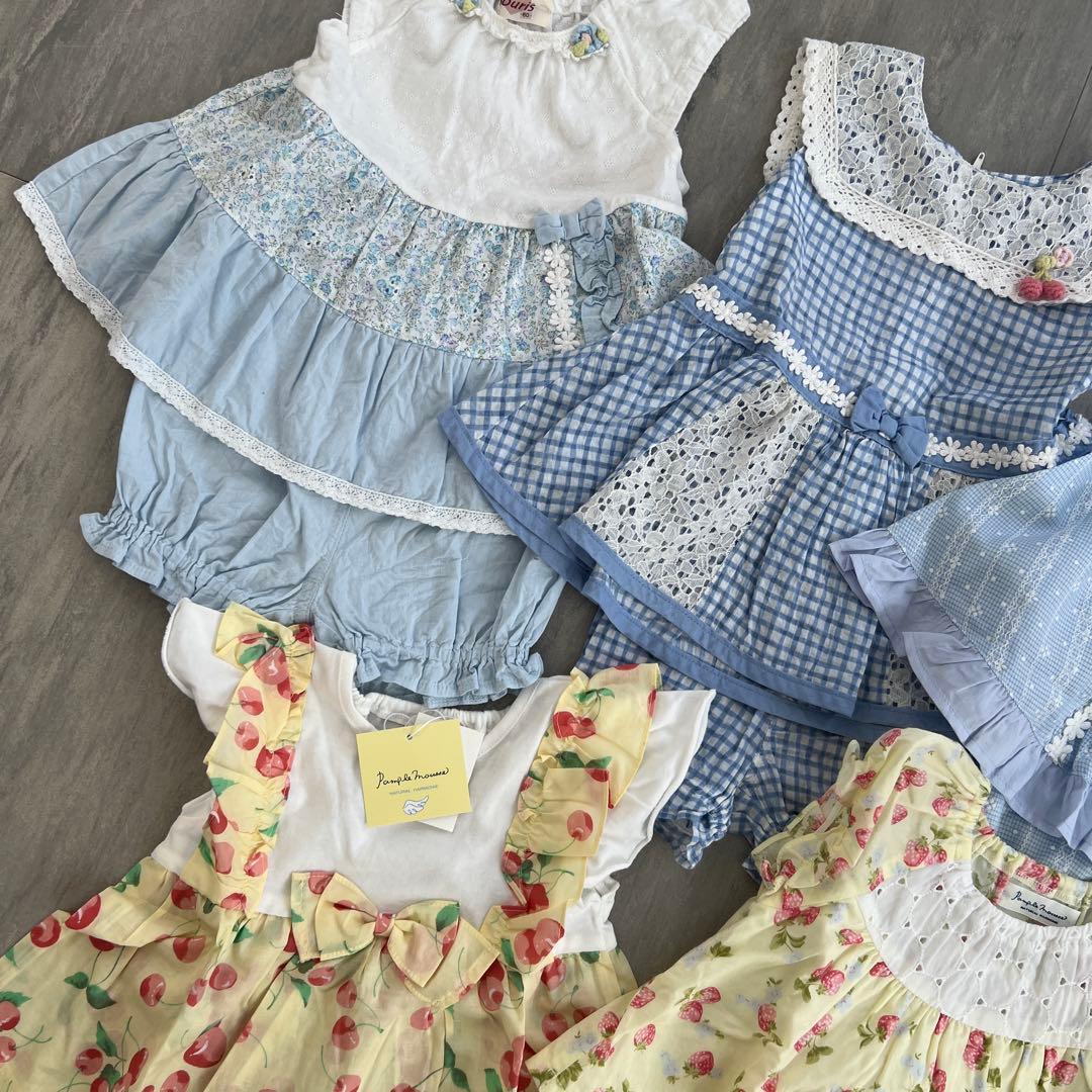 新品含 Souris スーリー 春夏 ミルキースーツ ブルー まとめ売り 80