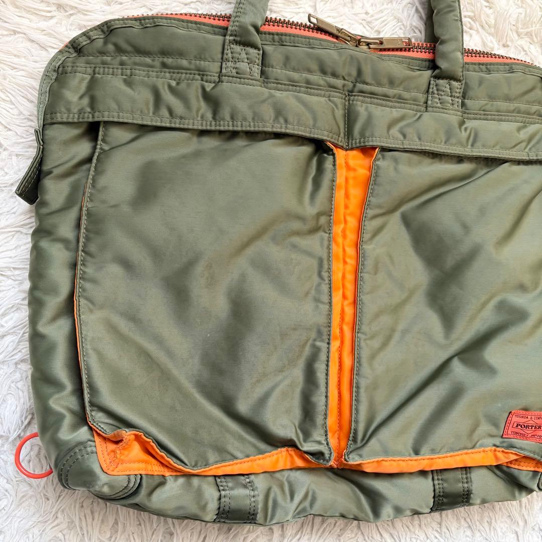 【別注】PORTER BEAMS 35周年コラボ トートバッグ タンカー