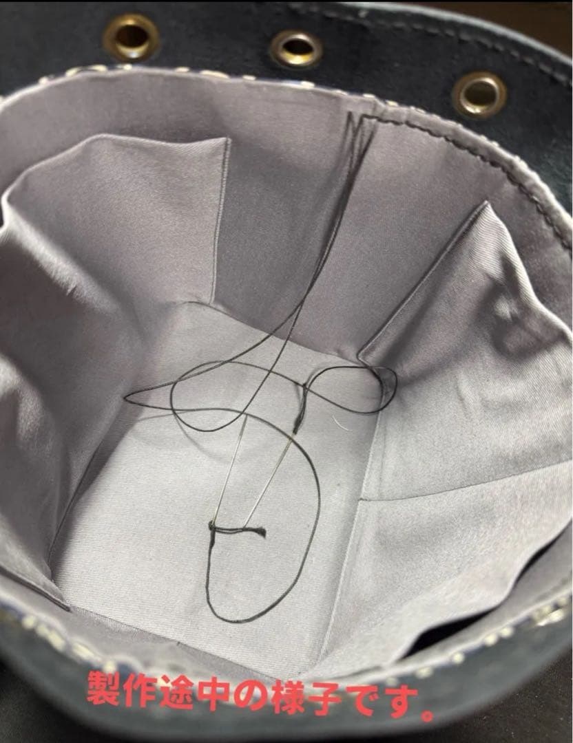 ハンドメイド　バケットバッグ 2点セット　#589