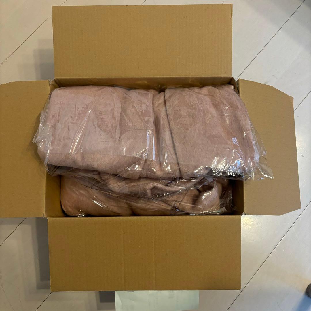 〈もりぴ〉【新品未使用】￼Andrea&co ペールウールコート　ピンク