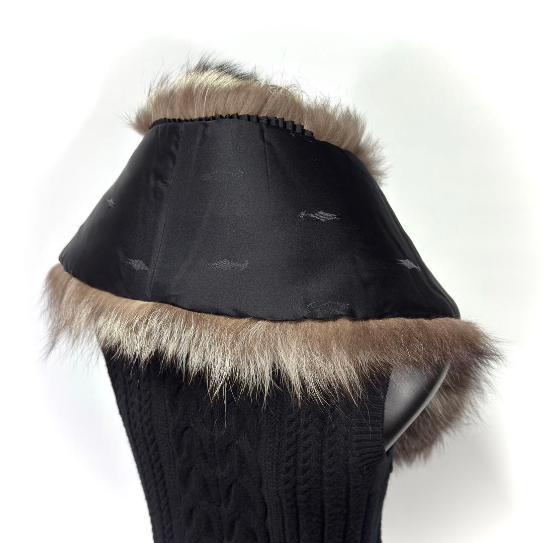 【銀狐】SAGA FOX サガフォックス ショール シルバーフォックス 銀涙品格