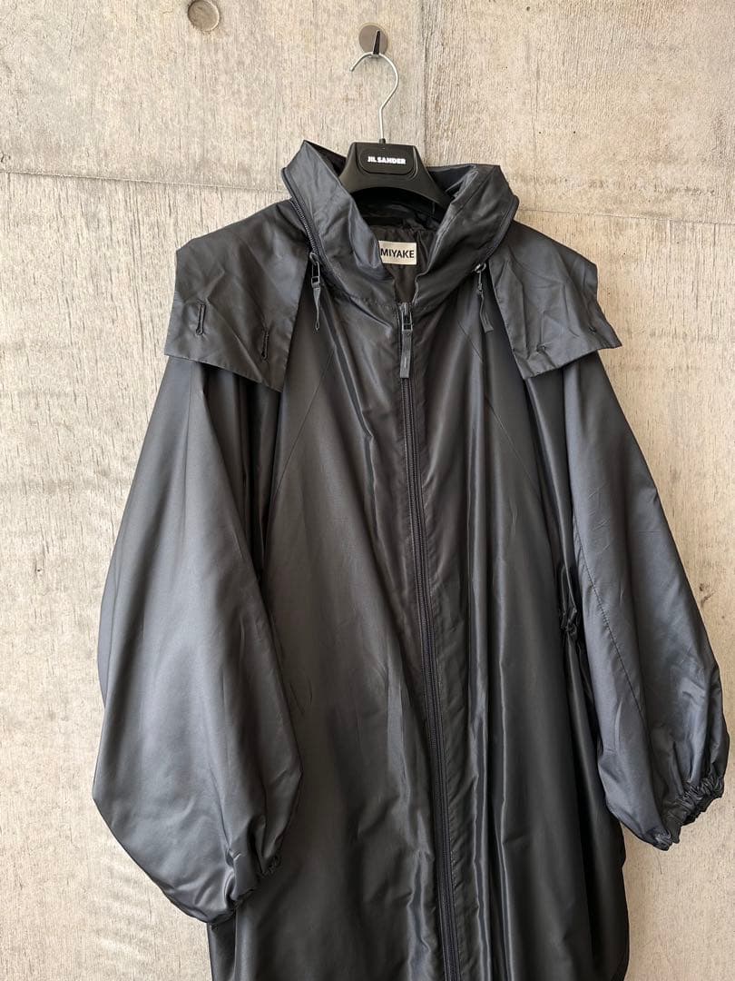 ISSEY MIYAKE ドロスト ナイロン ロングコート