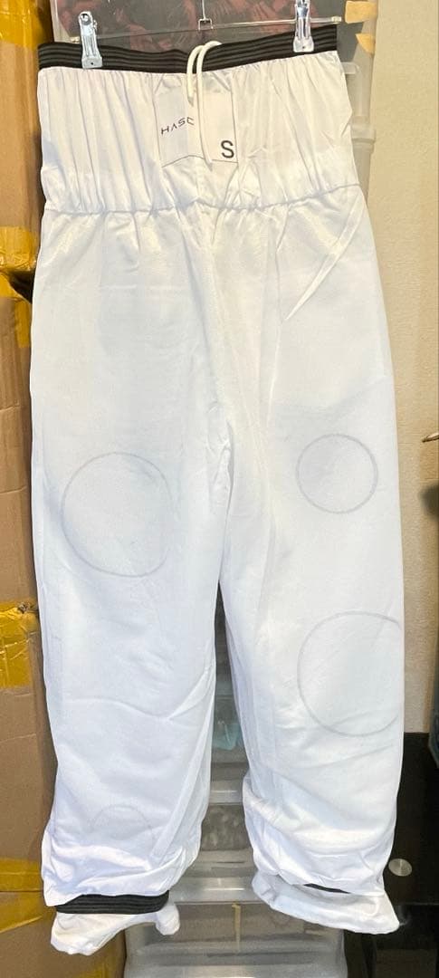 新品未使用 スキーパンツ ホワイト S 男女兼用 日常使用可