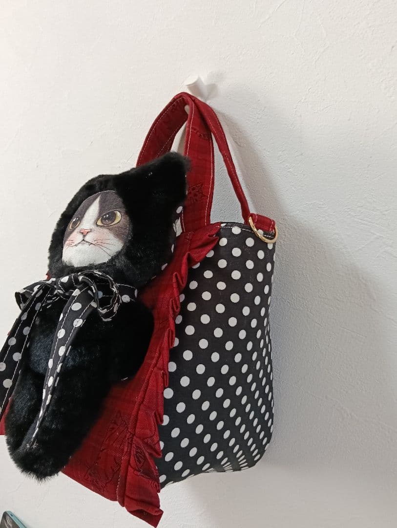 テ*ん様 ぬいぐるみ付きフリルトートバッグ コヤンイサムチョンジョーズくん