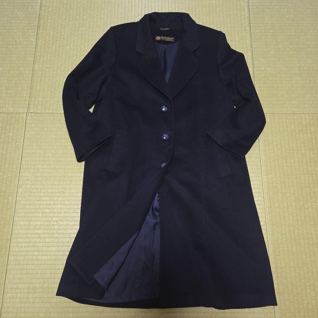 ロロピアーナ カシミア100% ロング チェスターコート イタリア製 レディース