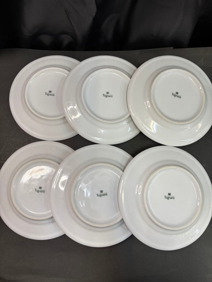 Tognanaトニャーナ 38㎝オーバルプレート 2枚 16㎝小皿6枚 セット