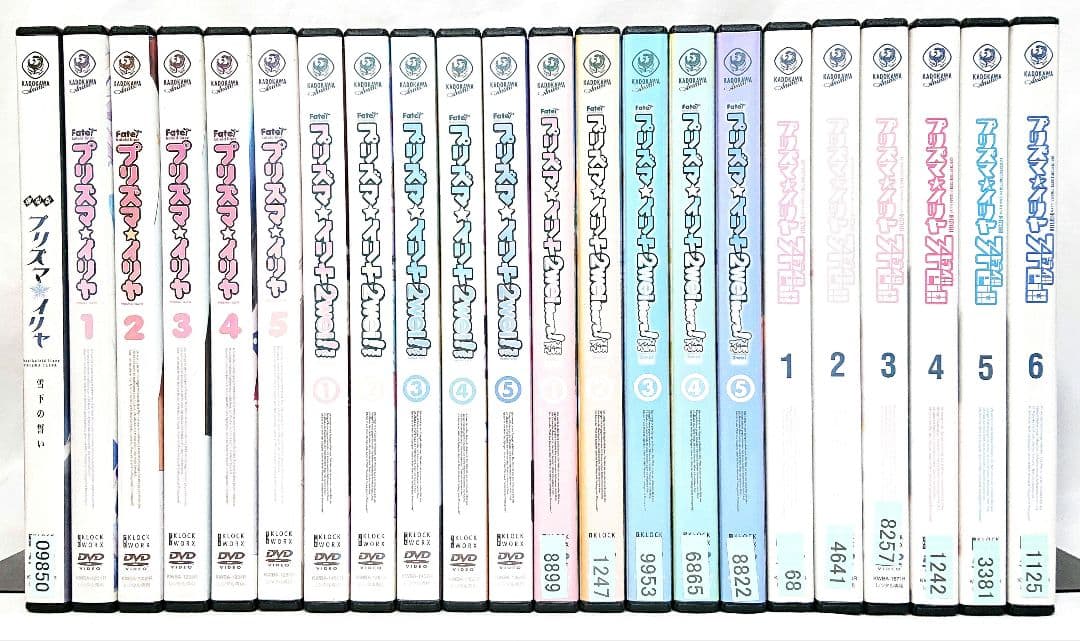 ケース無し//Fate/プリズマ☆イリヤ DVD 【1期～4期+劇場版】全22巻