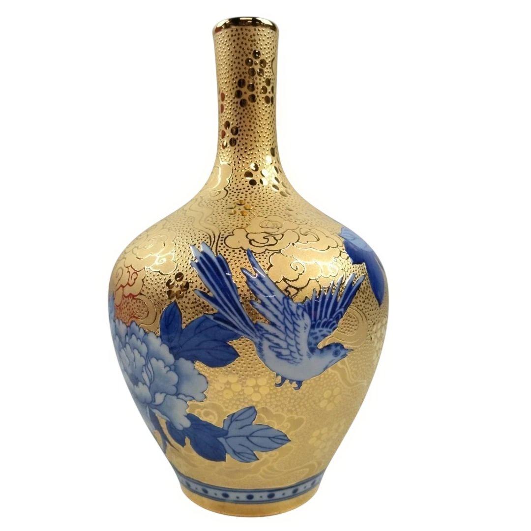 台華窯　青花シリーズ 花瓶　TAI-HWA POTTERY 保管品