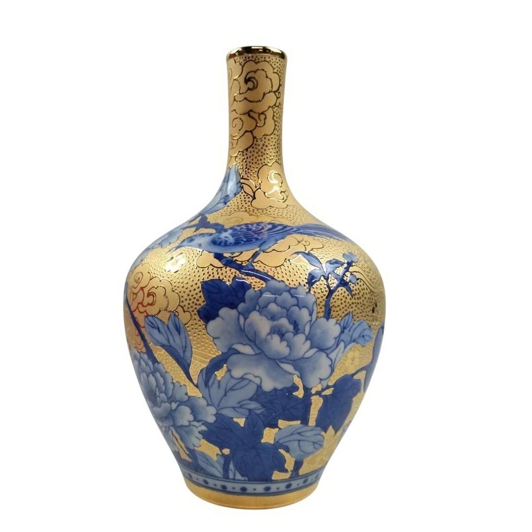 台華窯　青花シリーズ 花瓶　TAI-HWA POTTERY 保管品