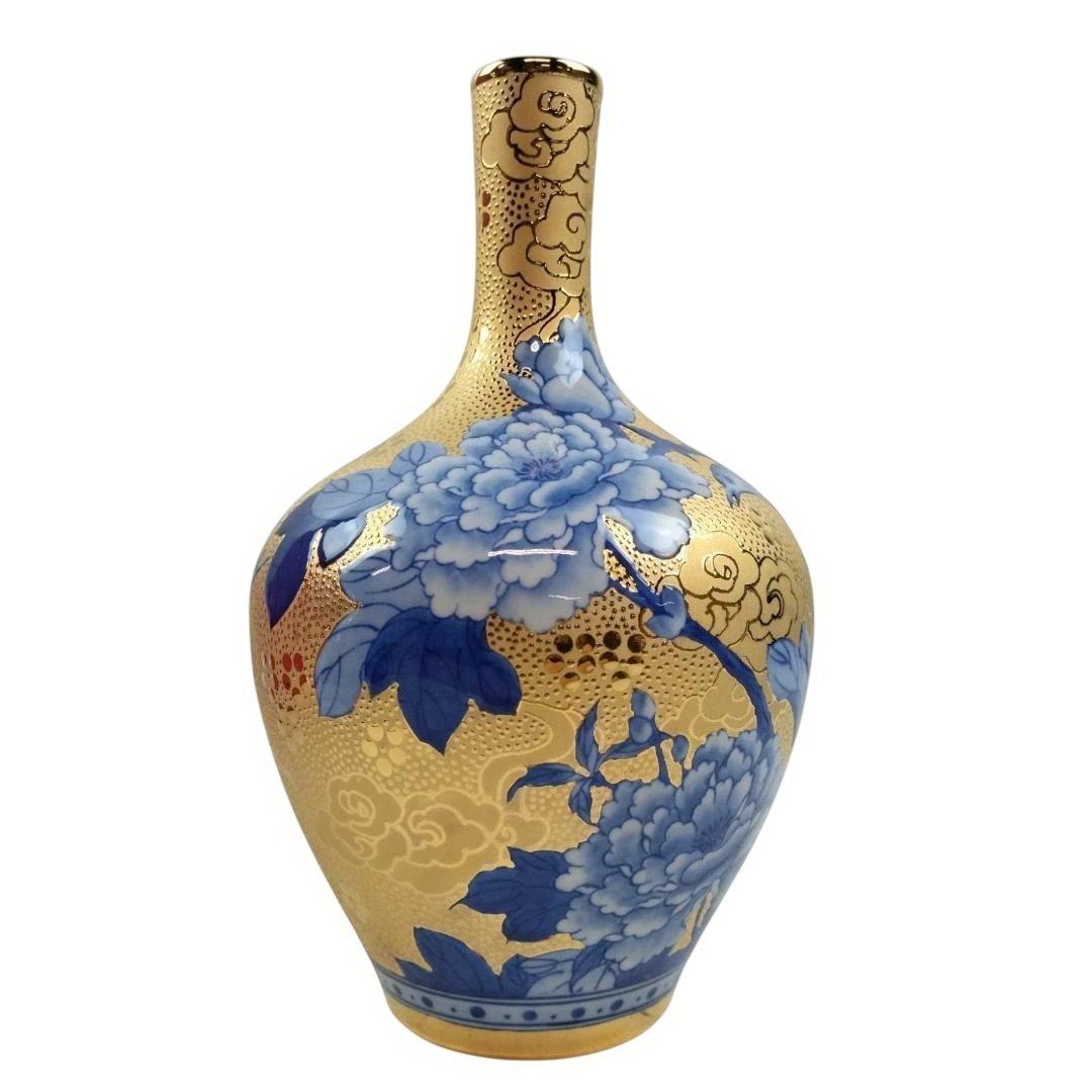 台華窯　青花シリーズ 花瓶　TAI-HWA POTTERY 保管品