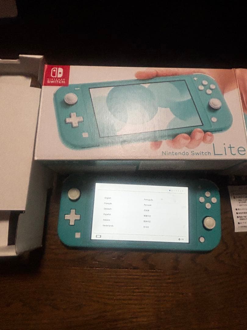 Nintendo Switch Liteターコイズブルー動作確認済み箱あり