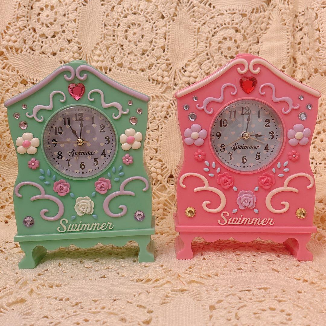 【希少】swimmer スイマー　時計 セット　ポーリーポケット 平成レトロ