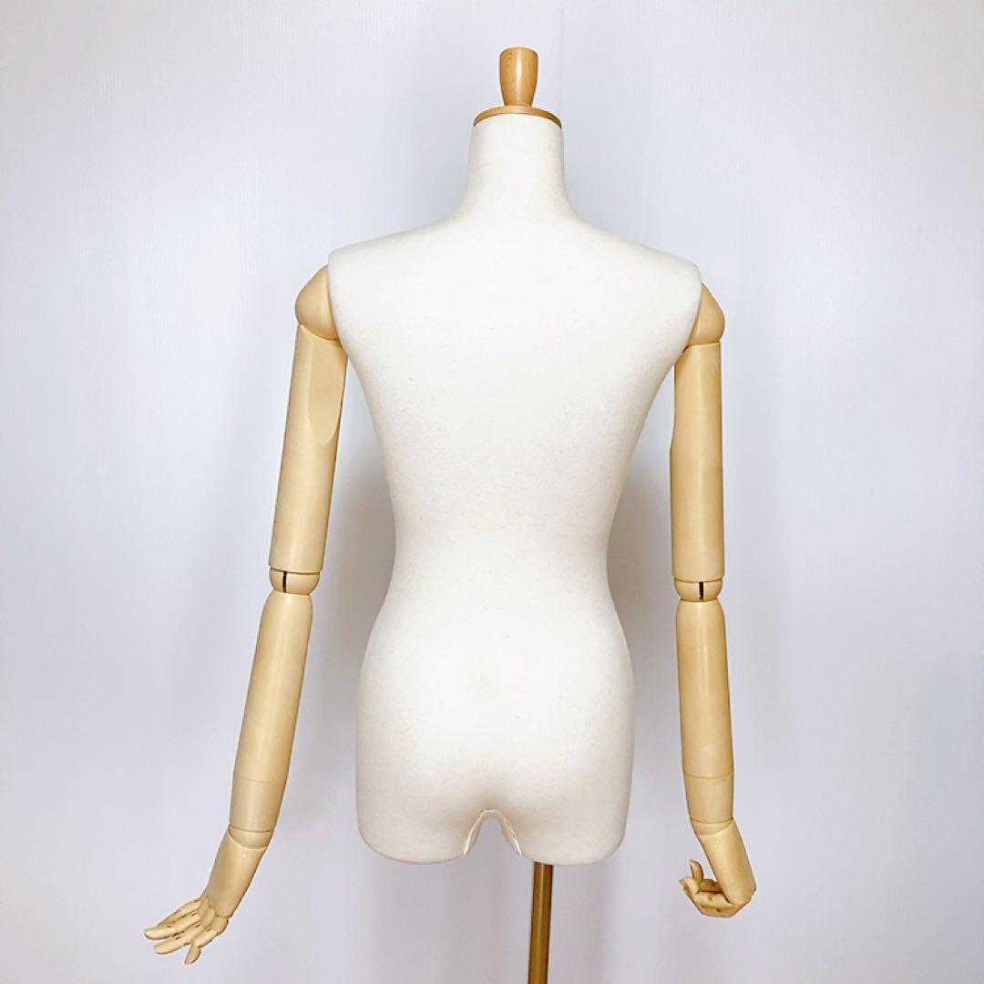 【良品】ReBody 婦人トルソー M 可動腕・指あり キャスター高さ調整